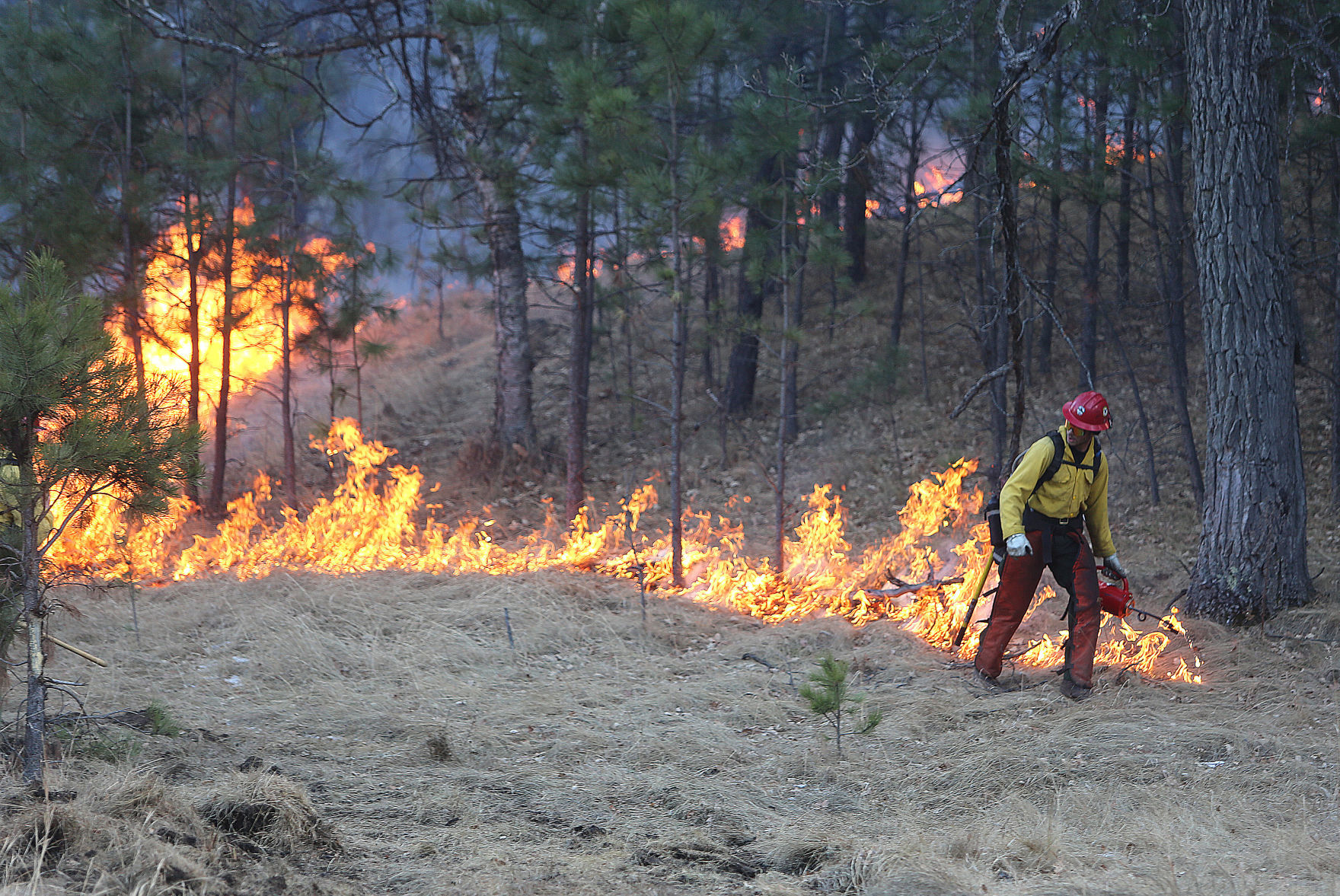 Legion Lake Fire, day one